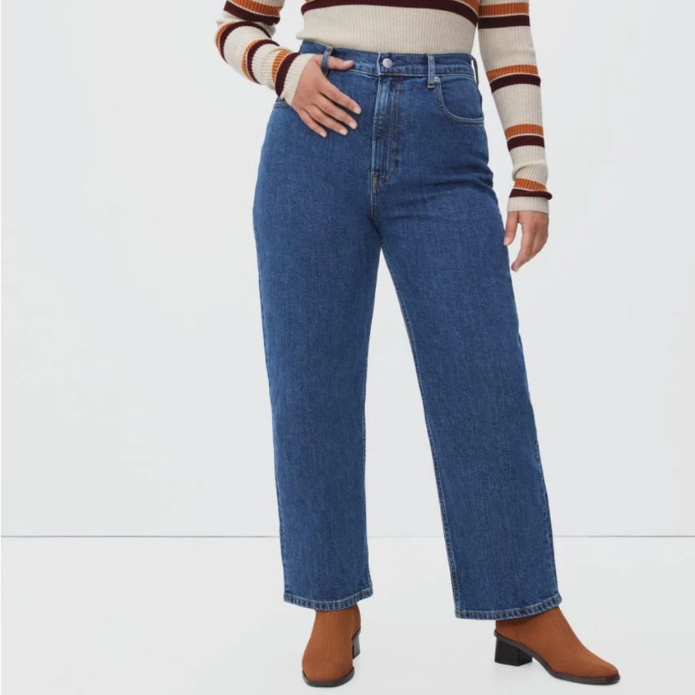 Everlane Way High Jeans Tall in Vintage Indigo